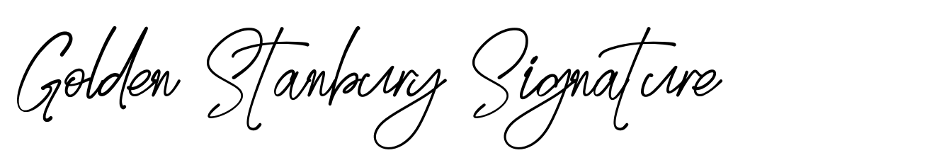 Golden Stanbury Signature